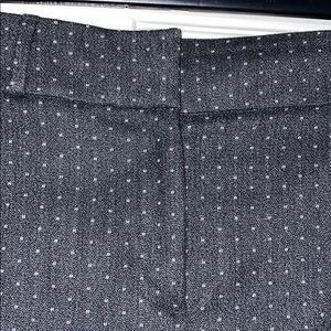 Gray and Pink Loft Dress Pants